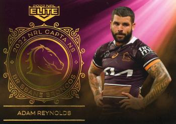 2022 NRL Elite - Captains #C01 Adam Reynolds Front